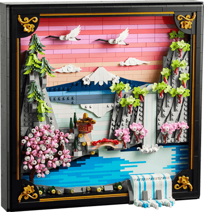 LEGO Art Japanese Cherry Blossom Landscape