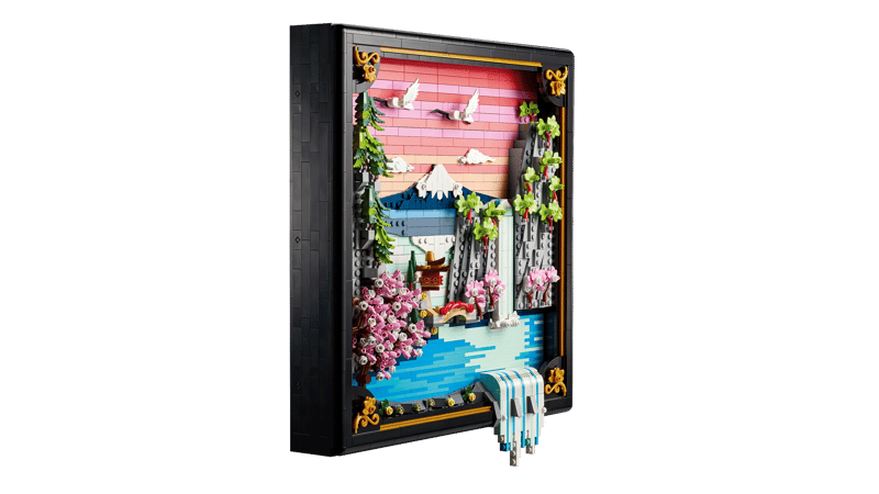 LEGO Art Japanese Cherry Blossom Landscape