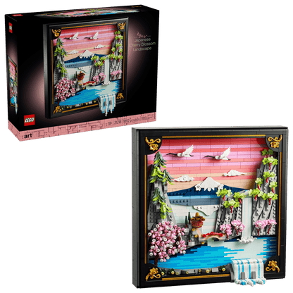 LEGO Art Japanese Cherry Blossom Landscape