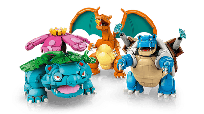 LEGO Pokémon Venusaur, Charizard and Blastoise