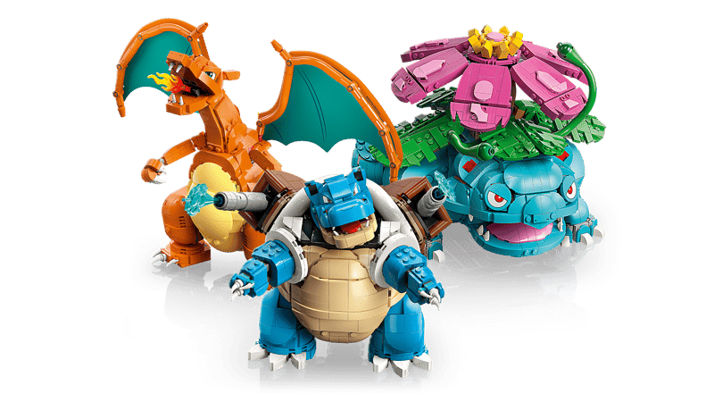 LEGO Pokémon Venusaur, Charizard and Blastoise