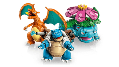 LEGO Pokémon Venusaur, Charizard and Blastoise