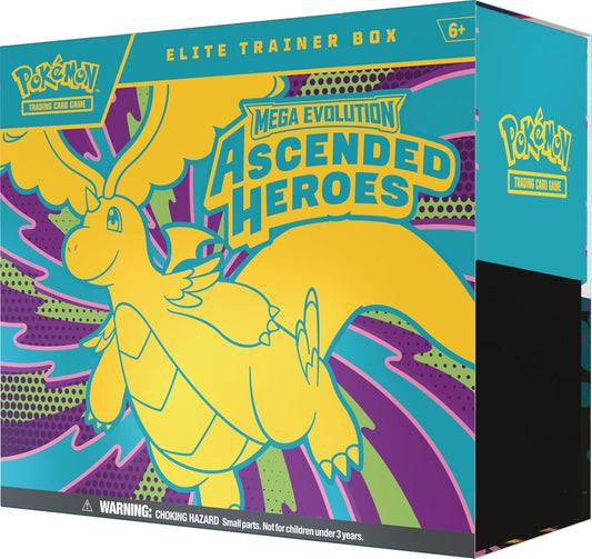 Pokémon TCG: Mega Evolution — Ascended Heroes Elite Trainer Box (Sealed)