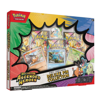 Pokémon TCG: Mega Evolution-Ascended Heroes First Partners Deluxe Pin Collection