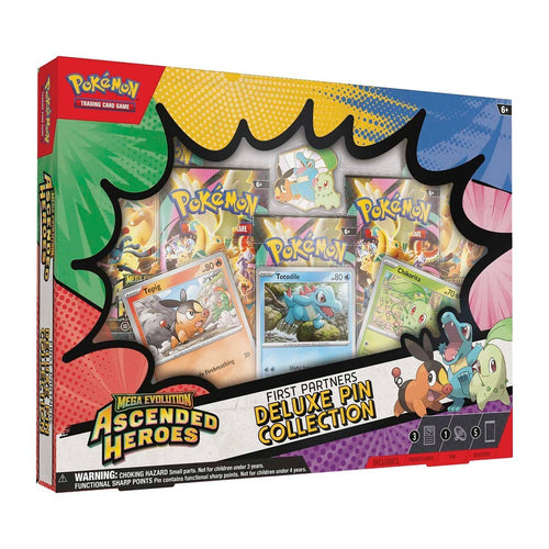 Pokémon TCG: Mega Evolution-Ascended Heroes First Partners Deluxe Pin Collection