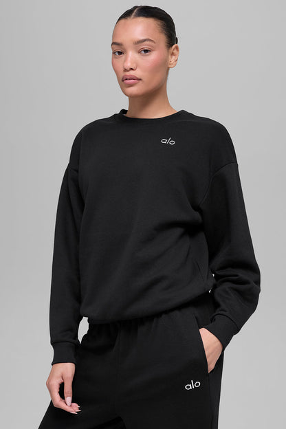 Alo Yoga Accolade Set — Crewneck Pullover + Straight Leg Sweatpant