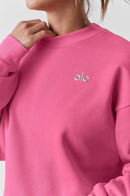 Alo Yoga Accolade Set — Crewneck Pullover + Straight Leg Sweatpant