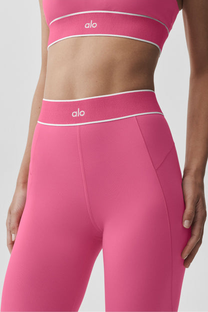 Alo Yoga SoftSculpt Amp It Up Set — Bra + High-Waist Legging