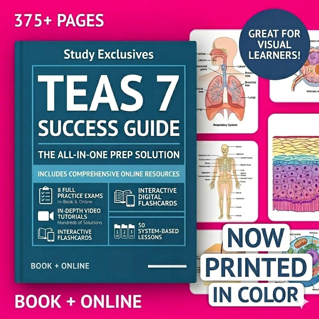 ATI Teas 7 Study Guide In Color